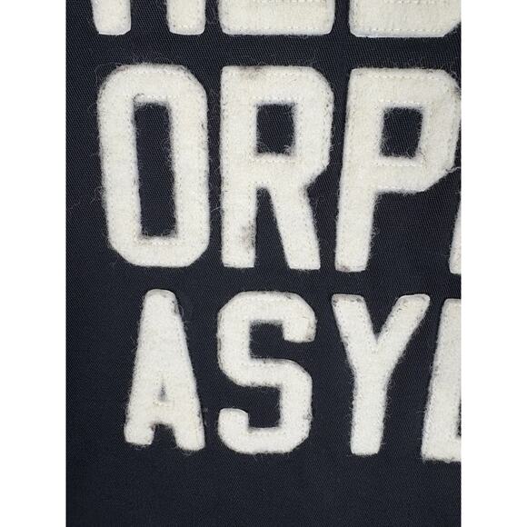 Ebbets Field Hebrew Orphan Asylum Jacket Men’s XL Black Quilted Zip Baseball NYC - Picture 10 of 16